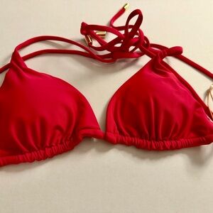 Quince Vibrant Red Bikini Top